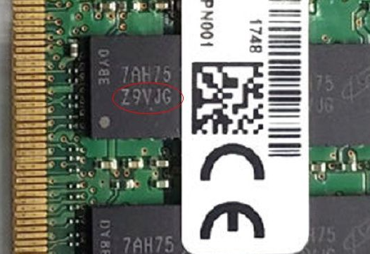 鎂光內(nèi)存條怎么查真?zhèn)?/></p>
<p>可以得知FBGA代碼為：Z9VJG</p>
<p>接下來我們到鎂光官網(wǎng)的 FBGA和組件標(biāo)記解碼器工具界面，如下圖:</p>
<p style=