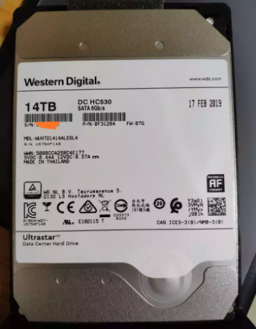 西數(shù)14T sata WUH721414ALE6L4企業(yè)級機(jī)械硬盤